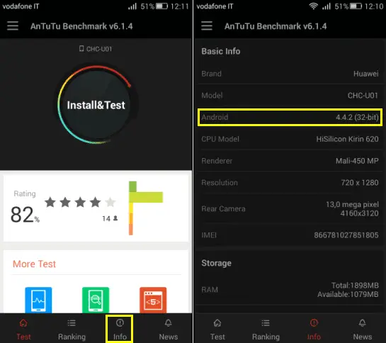 AnTuTu Benchmark applicazione Android architettura