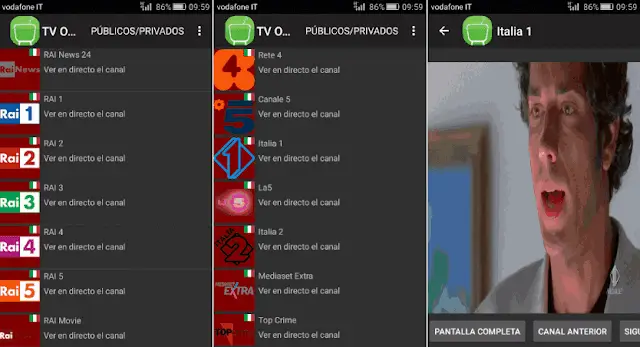 App TV Online Univ Android, Windows e Windows Phone