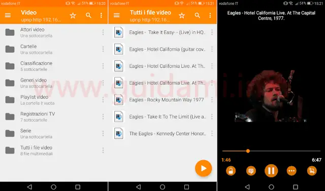 App VLC Android riproduzione video e musica PC Windows Gruppo Home