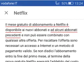 Descrizione app Netflix Android abbonati precedenti