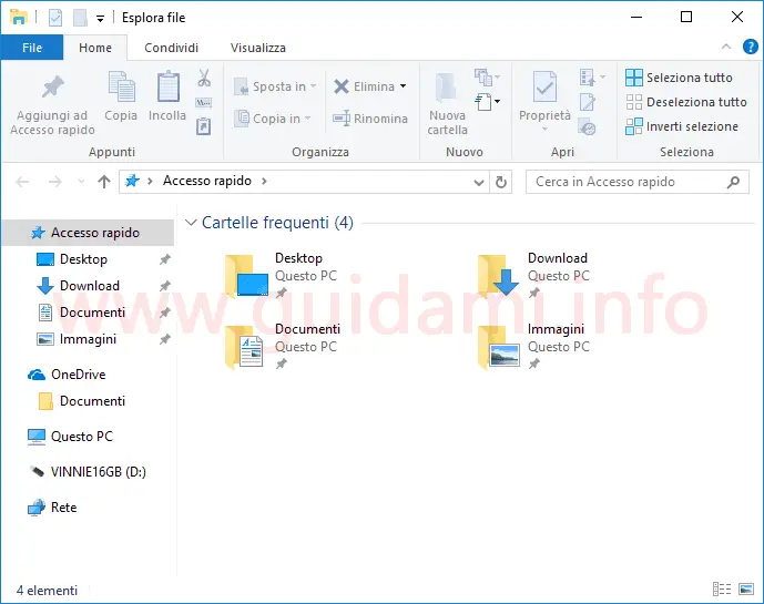 Esplora file di Windows 10