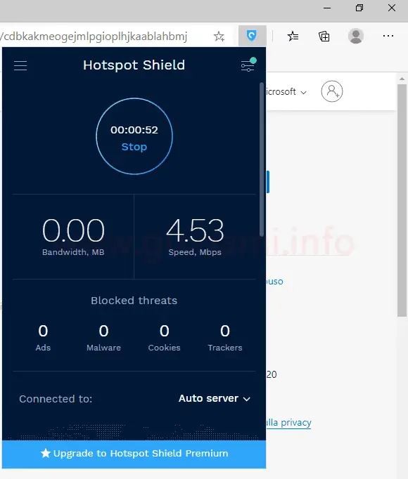 Estensione Hotspot Shield Free VPN Proxy - Unlimited VPN per Microsoft Edge