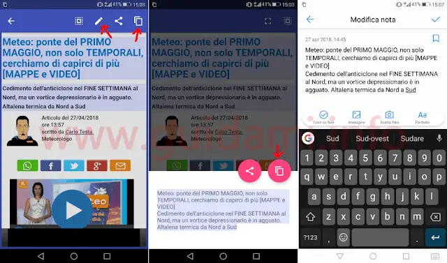 Universal Copy app Android