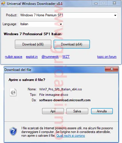 Universal Windows Downloader