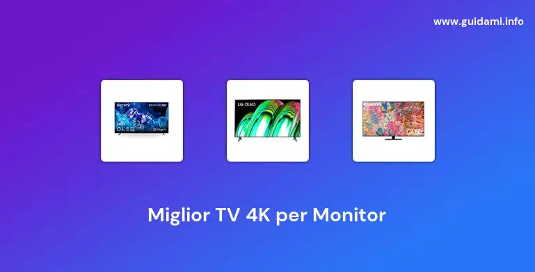 Miglior TV 4K per Monitor