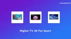 6 Miglior TV 4K per Sport del 2022 [Modelli Economici]