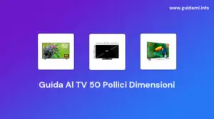 Guida Al TV 50 Pollici Dimensioni [Guida Passo Passo]