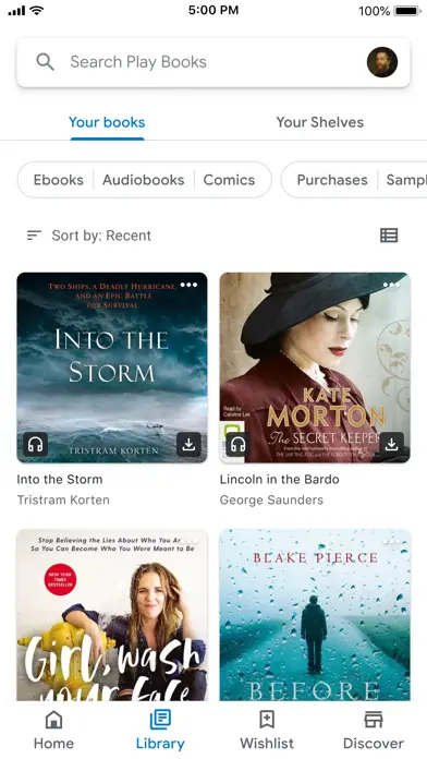 Google Play Libri e audiolibri4