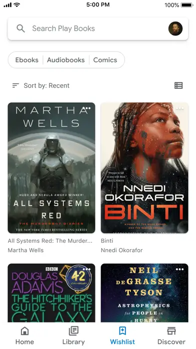 Google Play Libri e audiolibri6